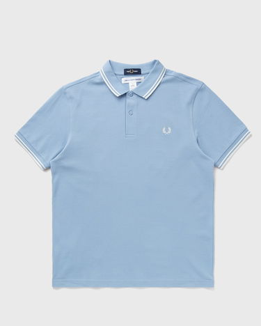 Polo skjorte Comme des Garçons Fred Perry Knit Polo Shirt Blå | FO-T502-S25-1, 0