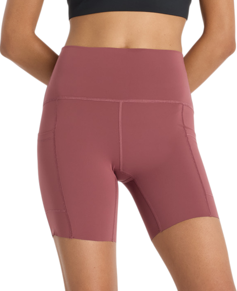 Shorts New Balance New Balance Sleek Pocket High Rise Short 6" Bourgogne | ws51271-wad