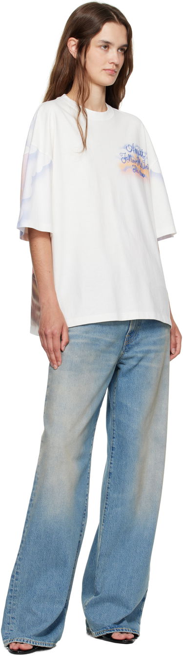 T-shirt AMIRI AMIRI 'Follow Me' Oversized T-Shirt Hvid | AWJYTE1070, 3
