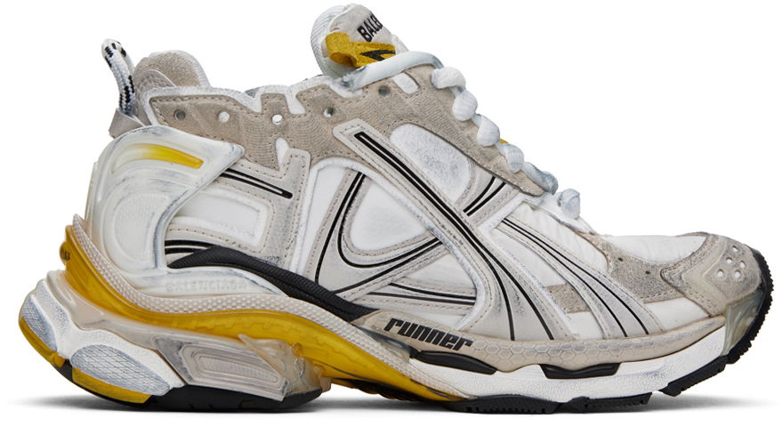 Sneakers og sko Balenciaga Runner "White Yellow" Gul | 772767 W3RNY, 0