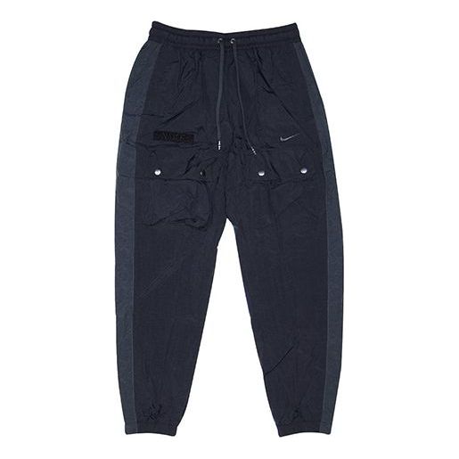 Cargo bukser Nike Sportswear Drawstring Woven Casual Pants Sort | BV5371-082, 0