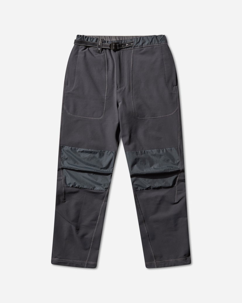 Bukser and wander Stretch Shell Pants with Integrated Webbing Belt and Knee Panels Grå | 5745222006 023