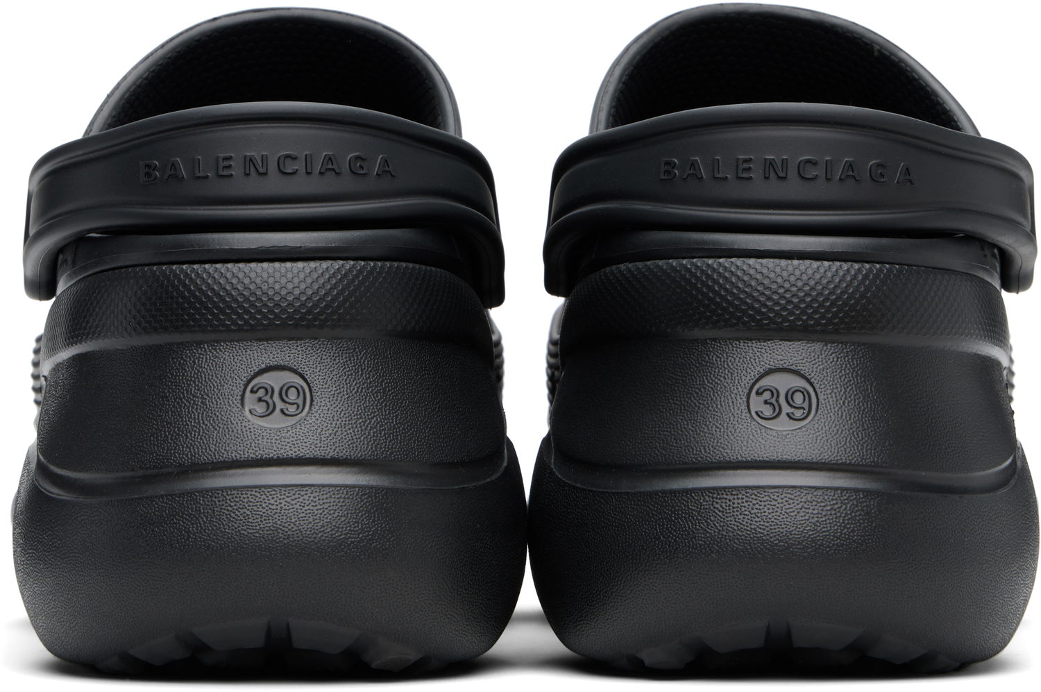 Tøj Balenciaga Balenciaga Crocs Edition Jibbitz Mules Sort | 720857W0FOY, 1