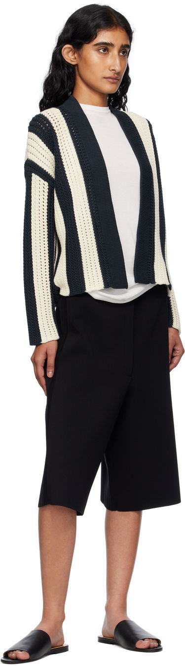 Sweater Max Mara Weekend Max Mara Striped Open Cardigan Mørkeblå | 2515341012600, 3