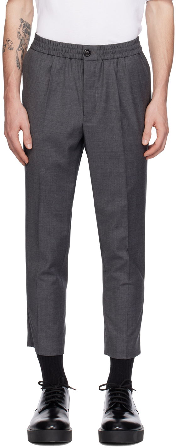 Bukser AMI Elasticized Trousers Grå | HTR206.209