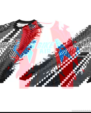 Jersey Jordan Jordan Nigel Sylvester Bike Air Longsleeve Jersey Rød | HQ1729-623, 0