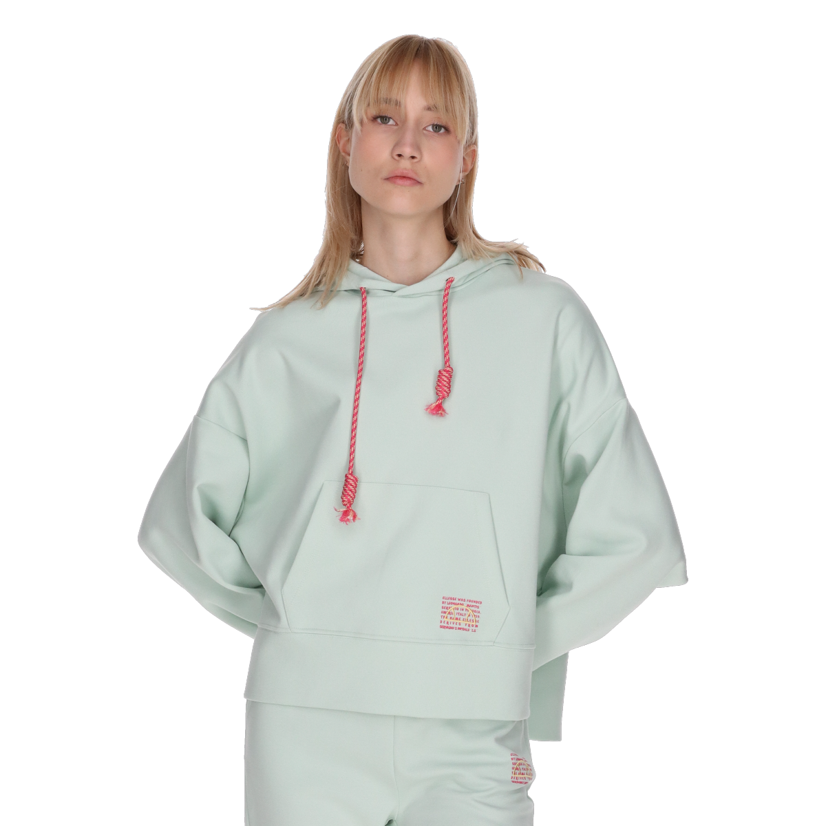 Sweatshirt Ellesse Oversized Hoodie with Braided Drawstrings Grøn | ELA251F605-64, 0