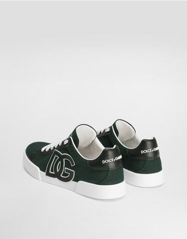 Sneakers og sko Dolce & Gabbana Dolce & Gabbana Portofino Light Strobel Canvas and Calfskin Grøn | CS2343AE6298S353, 2