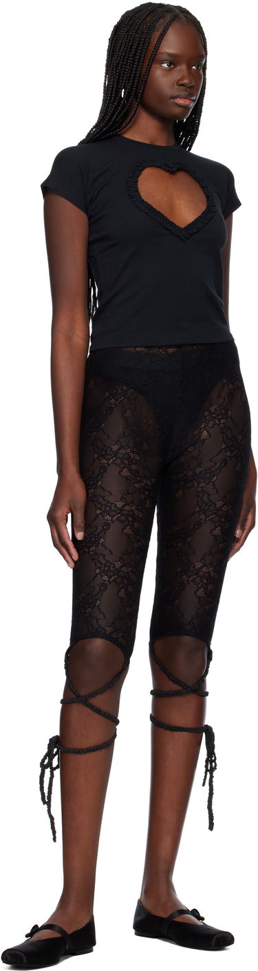 Leggings Ambush AMBUSH Lace Ribbon Leggings Sort | 12115423, 3