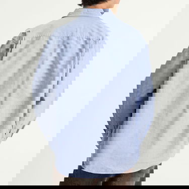 Skjorte BEAMS Heavy Oxford Button Down Shirt Blå | 1111-1213-301-75, 3