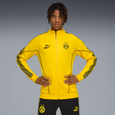 Jakke Puma Puma Borussia Dortmund King Anthem Jacket Gul | 781688-01, 1