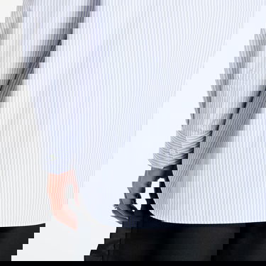 Skjorte Comme des Garçons SHIRT Woven Shirt White/ Stripe Blå | FN-B027 White, 2
