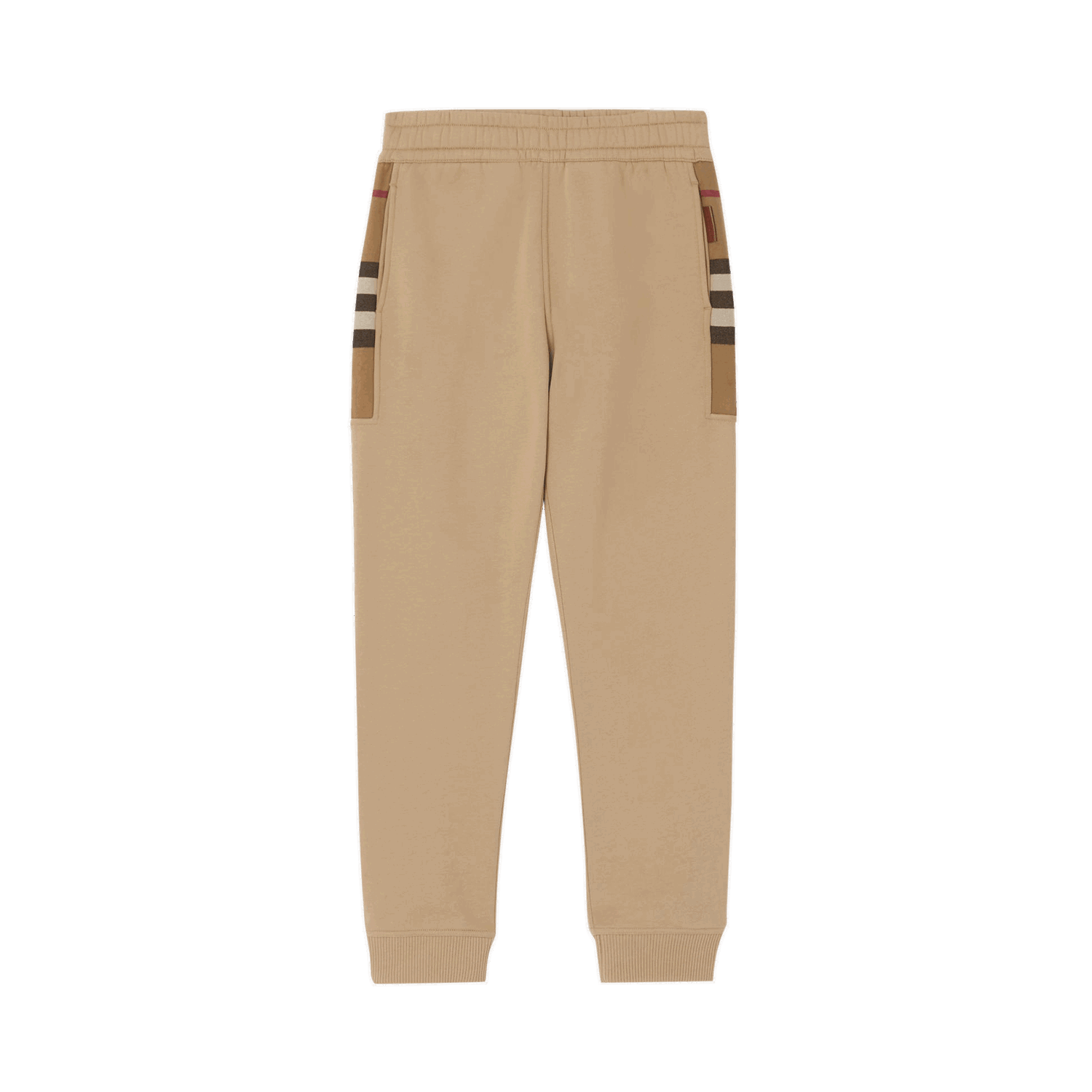 Joggingbukser Burberry Check Side Panel Sweatpants Beige | 8045014, 0