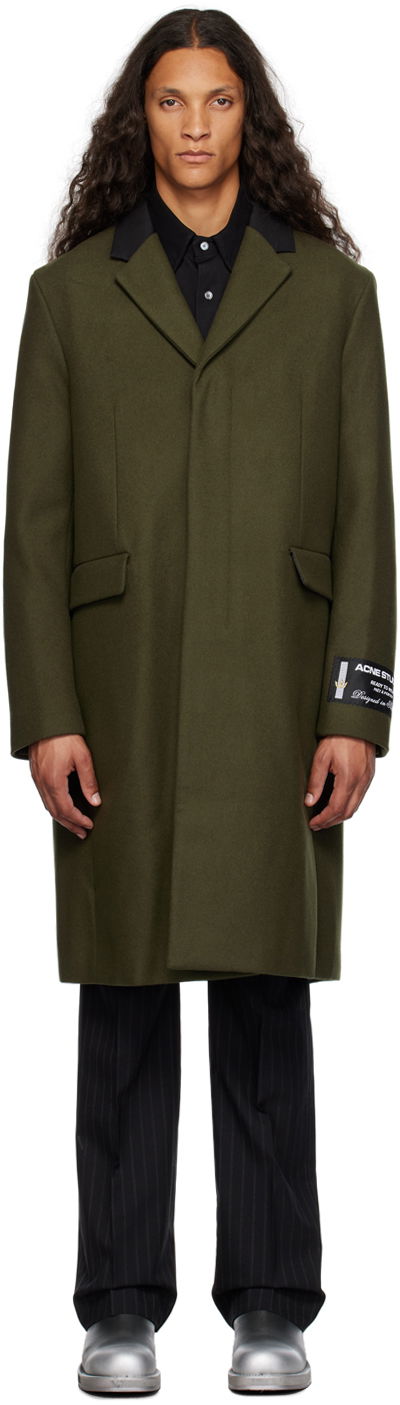 Frakker Acne Studios Single-Breasted Grøn | B90724-, 0