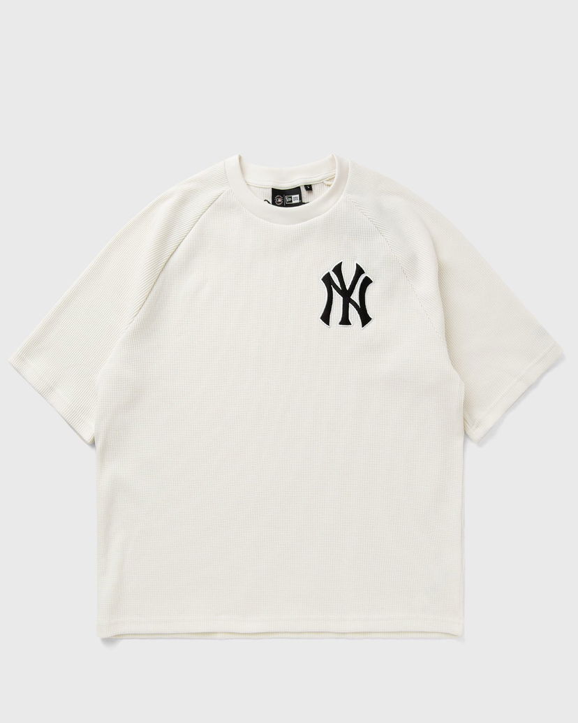 T-shirt New Era New York Yankees Waffle T-Shirt Hvid | 60684511