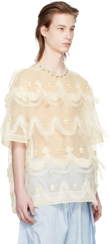 T-shirt Simone Rocha Simone Rocha Embroidered Cake T-Shirt Gul | 5151 1069, 1