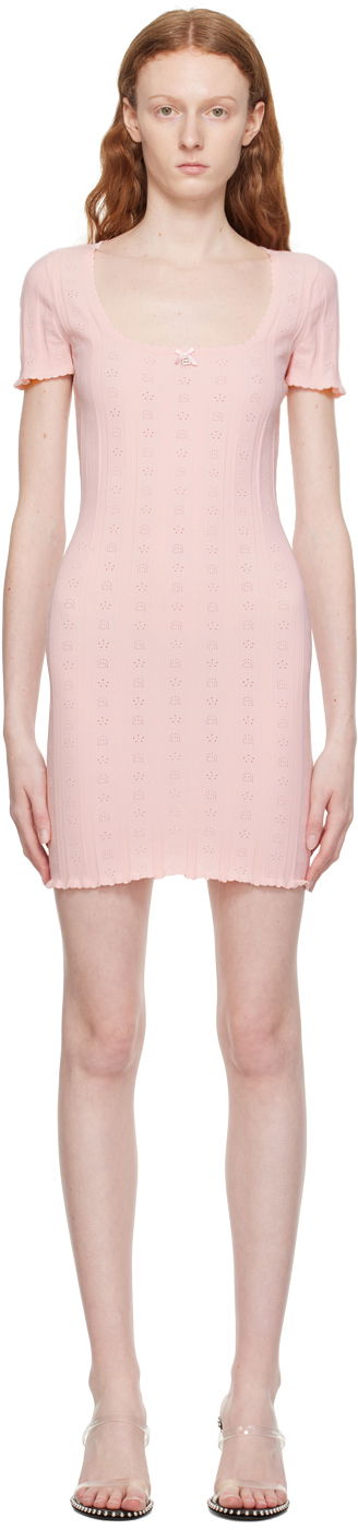 Kjole Alexander Wang alexanderwang.t Hardware Minidress Lyserød | 4KC3236020