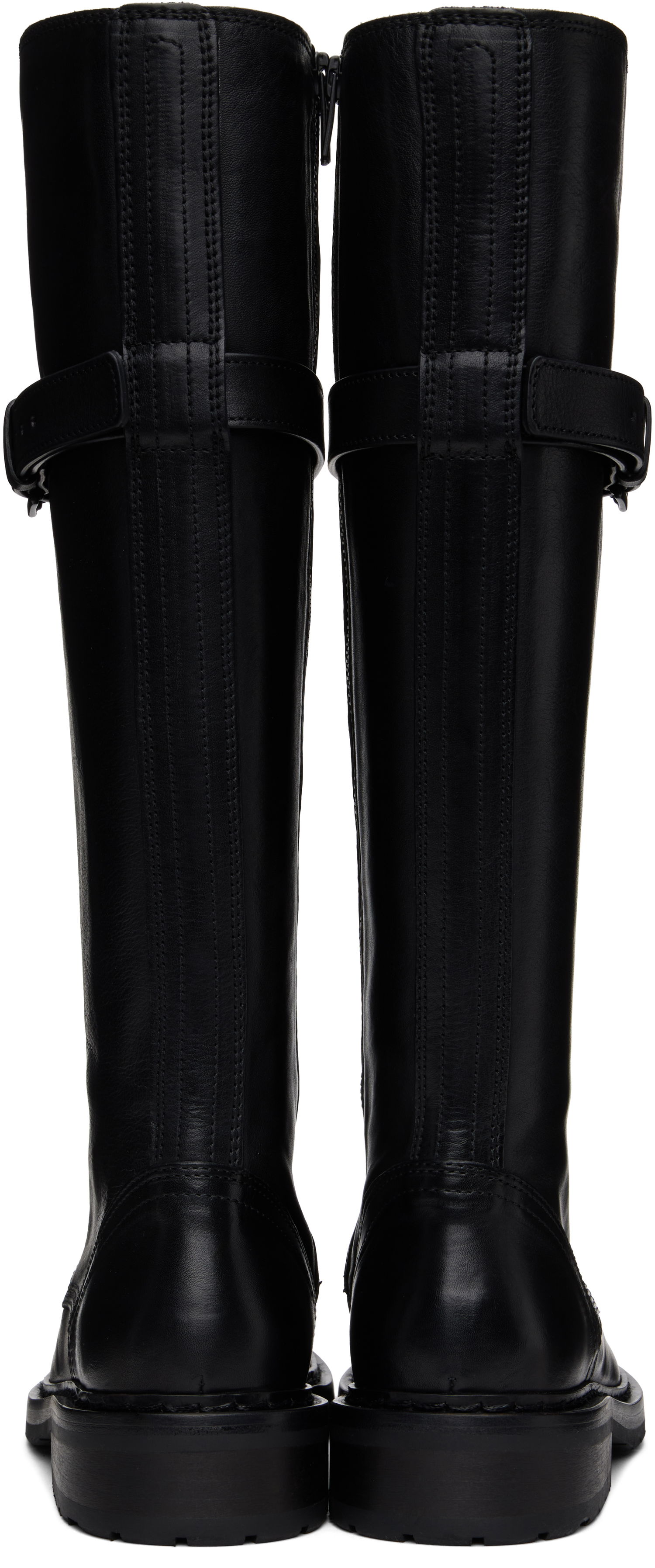 Tøj Ann Demeulemeester Ann Demeulemeester High Danny Tall Boots Sort | B0010063 LT047, 1