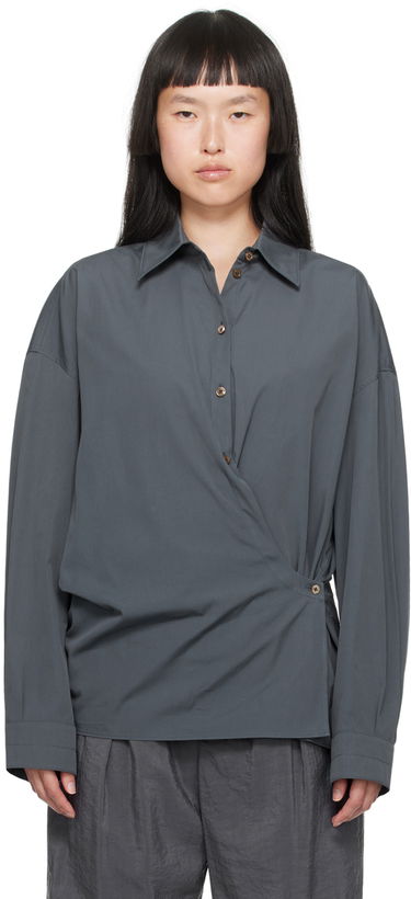 Skjorte LEMAIRE Lemaire Twisted Shirt Grå | SH1032 LF1106, 0