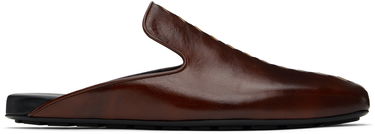 Tøj Bottega Veneta Bottega Veneta Roma Leather Slippers Brun | 816591V54T03369, 0