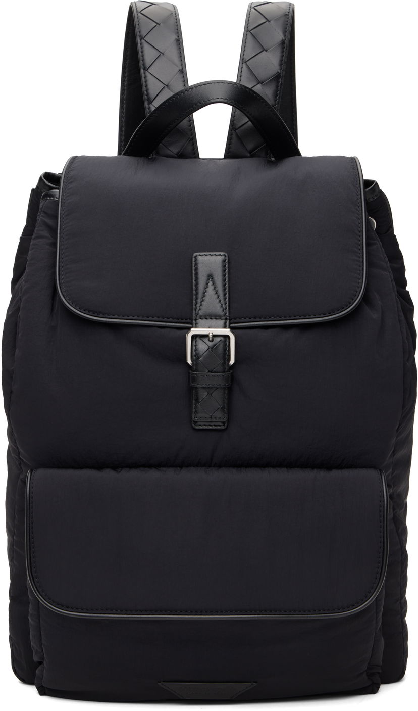 Rygsæk Bottega Veneta Padded Backpack Sort | 806160 VCQGG 8803