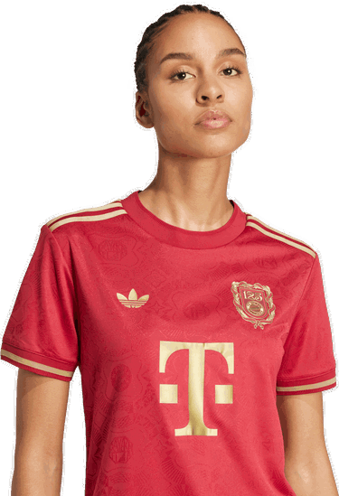 T-shirt adidas Performance FC Bayern Anniversary Jersey Rød | JE6783, 3