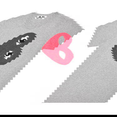 T-shirt Comme des Garçons Play Red Heart T-Shirt Grå | AZ T264 051 1, 1