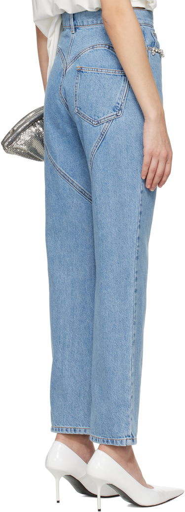 Jeans Area AREA Crystal Heart Cutout Jeans Blå | 0000PA0069DE01, 2