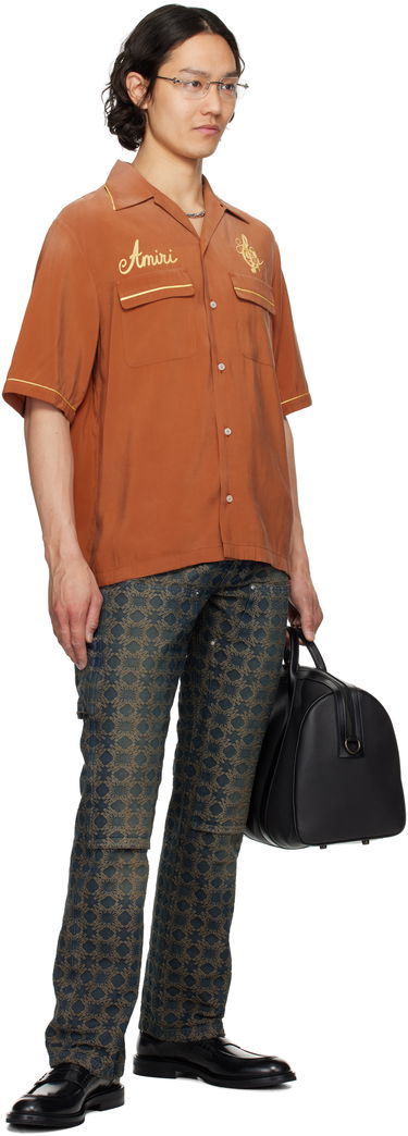Skjorte AMIRI Amiri 'Saturday Night' Camp Shirt Orange | AMSTCA1118, 3