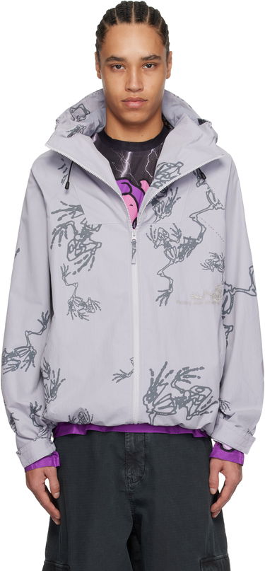 Vindjakke Perks And Mini Perks and Mini Dem Bones Lightweight Jacket Grå | 39192, 0