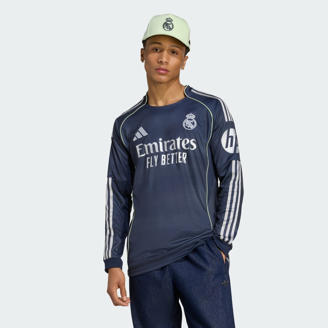 Jersey adidas Performance Real Madrid 25/26 Away Long Sleeve Jersey Mørkeblå | JP3939, 0