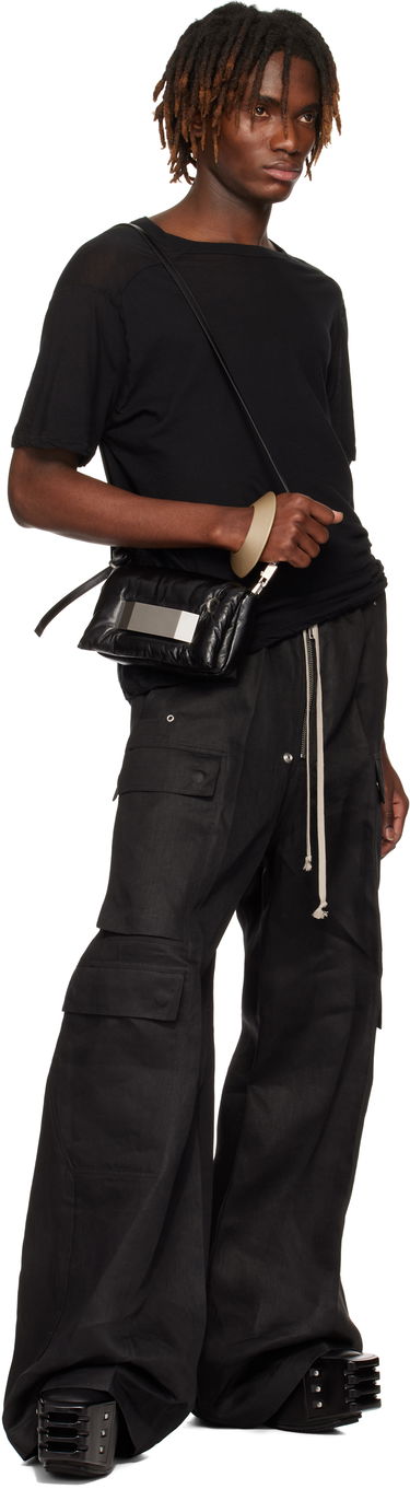 Håndtaske Rick Owens Rick Owens Hollywood Pillow Griffin Bag Sort | RA01E0645 LBPPA, 3