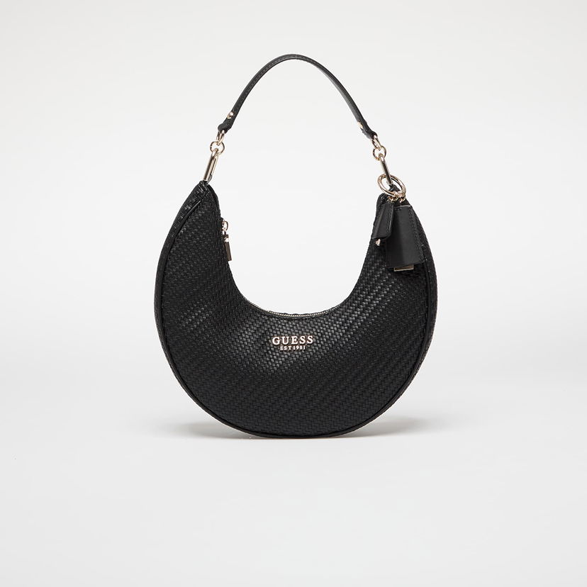 Skuldertaske GUESS GUESS Mirema Hobo Shoulder Bag Sort | HWWG9631020-BLA