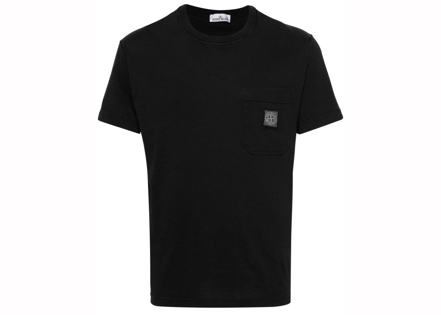 T-shirt Stone Island Garment Dyed T-shirt Sort | 801521957, 0