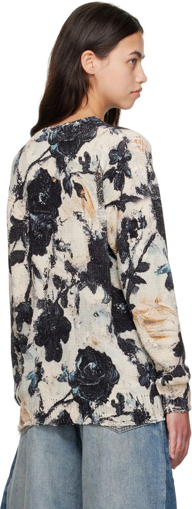 Sweater R13 R13 Printed Boyfriend Sweater Flerfarvet | R13WY199-Y220A, 2