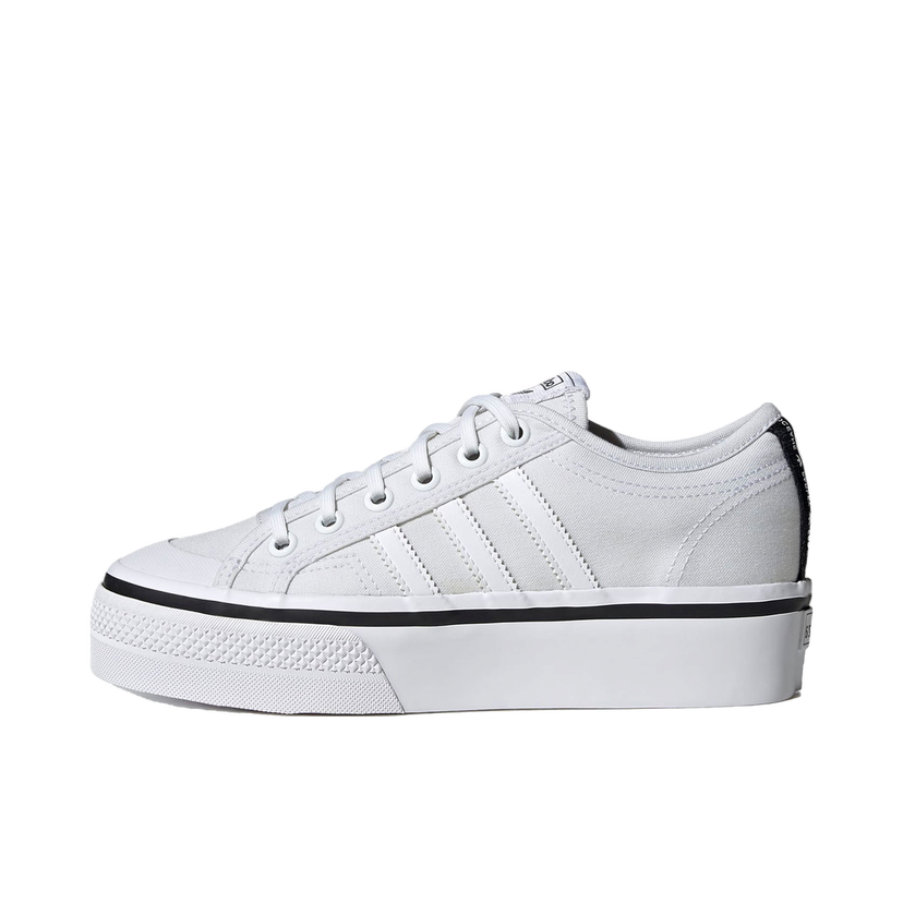 Sneakers og sko adidas Originals Nizza Platform Lo Parley White Black W Hvid | GW3870