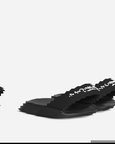 Sneakers og sko Moncler Logo Slides Sort | H109A4C00050 999, 2