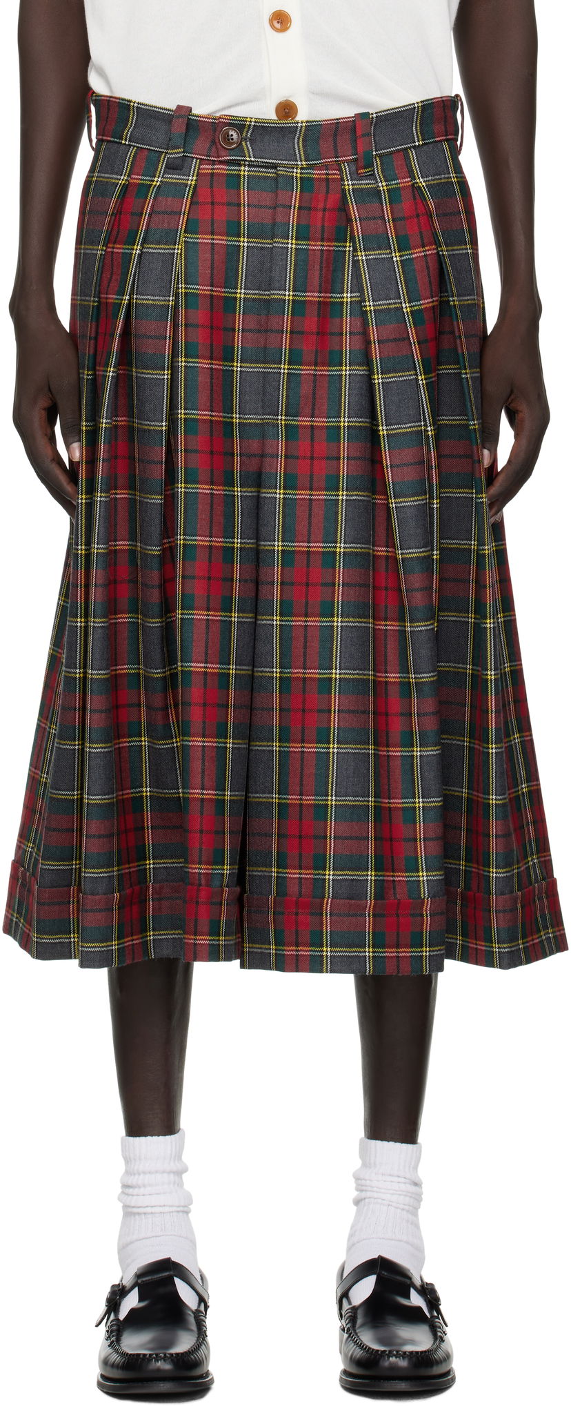 Shorts Vivienne Westwood Vivienne Westwood Tartan Culottes Shorts Flerfarvet | 3F01000C-W0176-