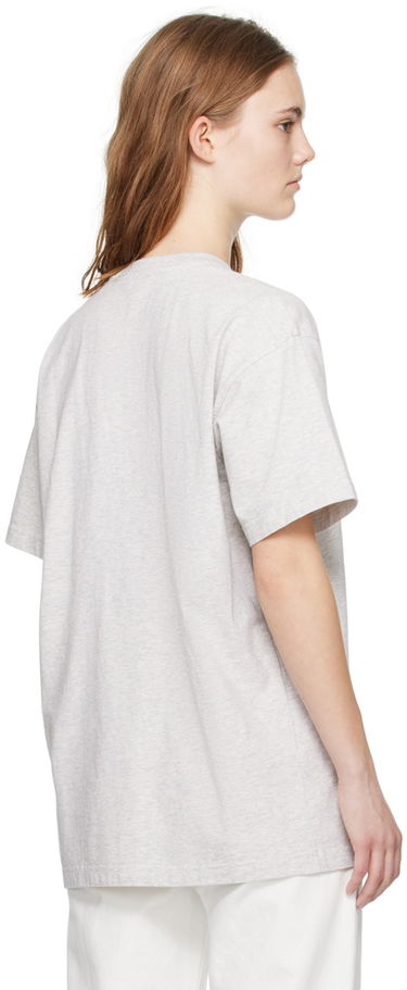 T-shirt TOTEME TOTEME Straight T-Shirt Grå | 234-WRT865-FB0092, 2