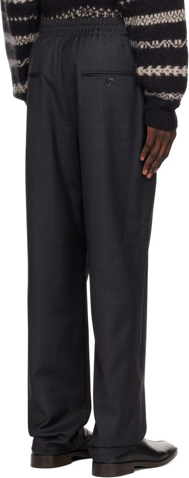 Bukser ISABEL MARANT Isabel Marant Nahili Checked Trousers Sort | 23APA0074HA-A3F61H, 2