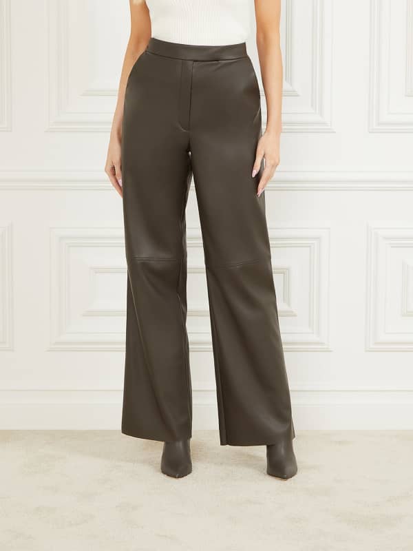 Bukser og jeans GUESS Marciano Faux Leather Grå | 3BGB019645Z, 0