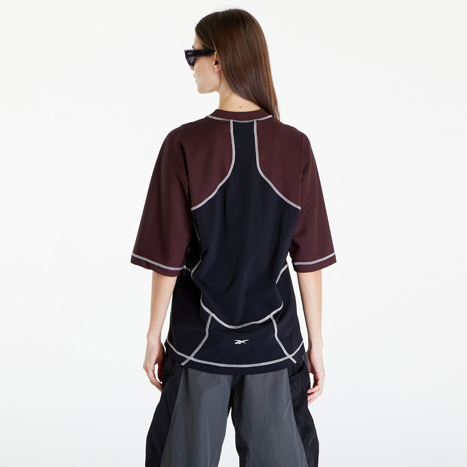 T-shirt Reebok Classics Ribbed Training T-Shirt Sort | RMVA001C99FAB0011028, 1