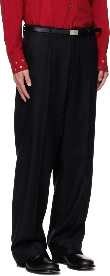 Bukser OUR LEGACY OUR LEGACY Borrowed Pinstripe Trousers Sort | M4254BC, 1