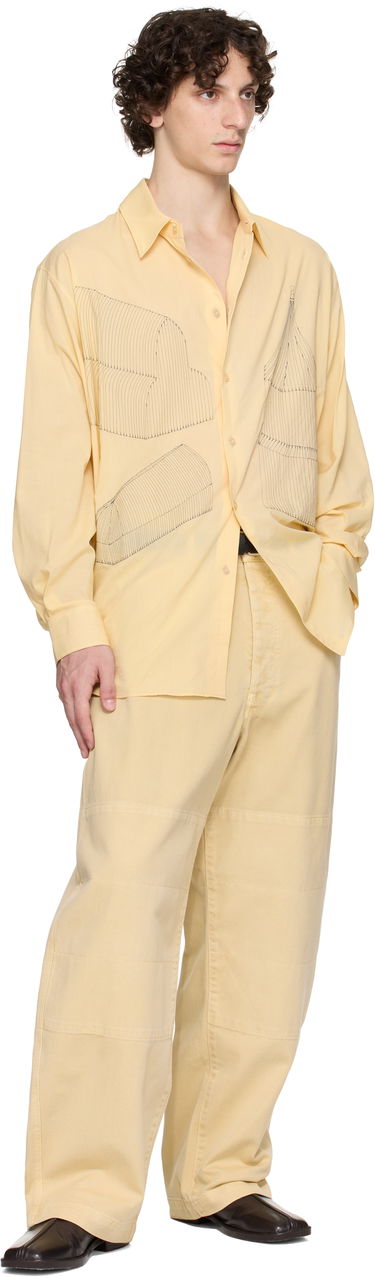 Jeans LEMAIRE Lemaire Big Work Jeans Gul | PA1152 LD1045, 3