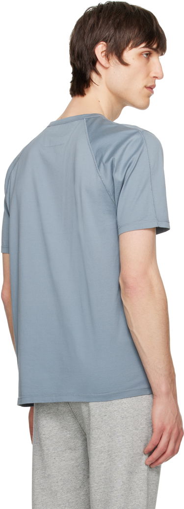 T-shirt C.P. Company C.P. Company Mercerized Jersey Logo T-Shirt Blå | 18CMTS088A-006374G, 2