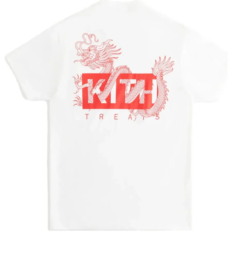 T-shirt KITH Dragon Pocket T-Shirt Hvid | KHT030116-101, 0