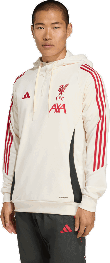 Sweatshirt adidas Originals Liverpool FC Tiro Training Hoodie Hvid | jv9018, 4