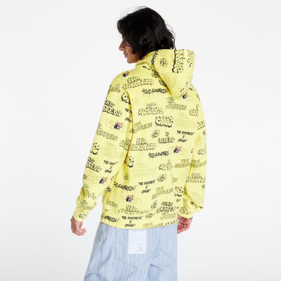 Sweatshirt THE HUNDREDS Bomb Pullover Hoodie Gul | T22F202022 YLW, 1