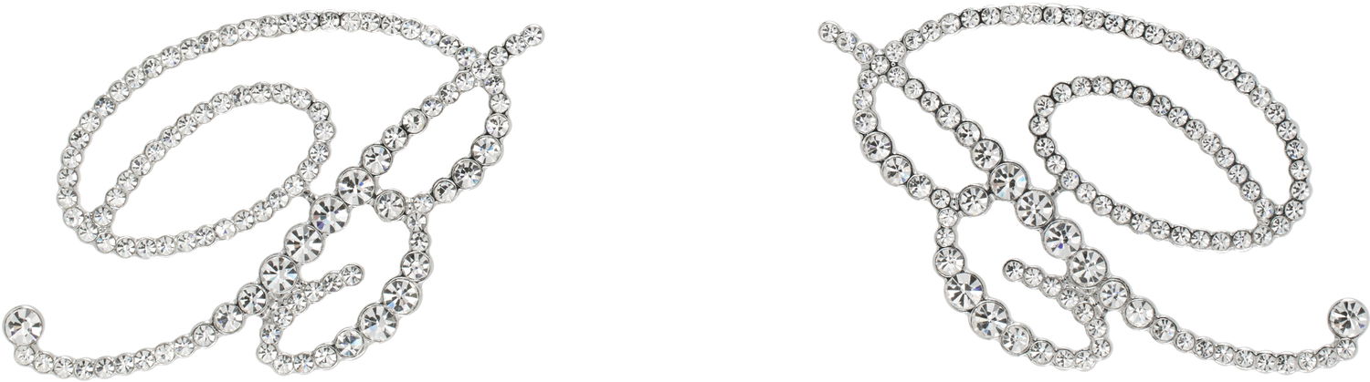 Stift Blumarine Blumarine 'B' Crystal Earrings Metalisk | P522W315A, 0