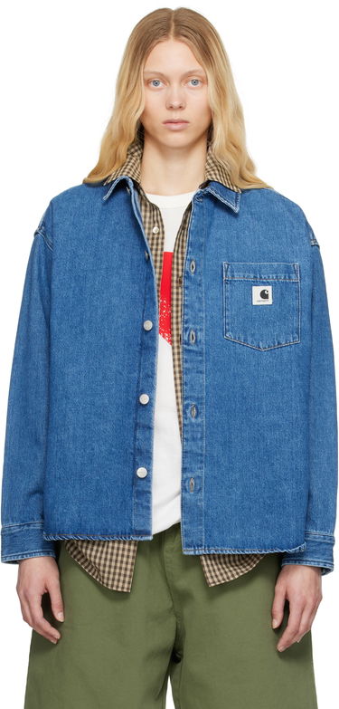 Skjorte Carhartt WIP Work In Progress Alta Denim Shirt Blå | I033344 0106, 0
